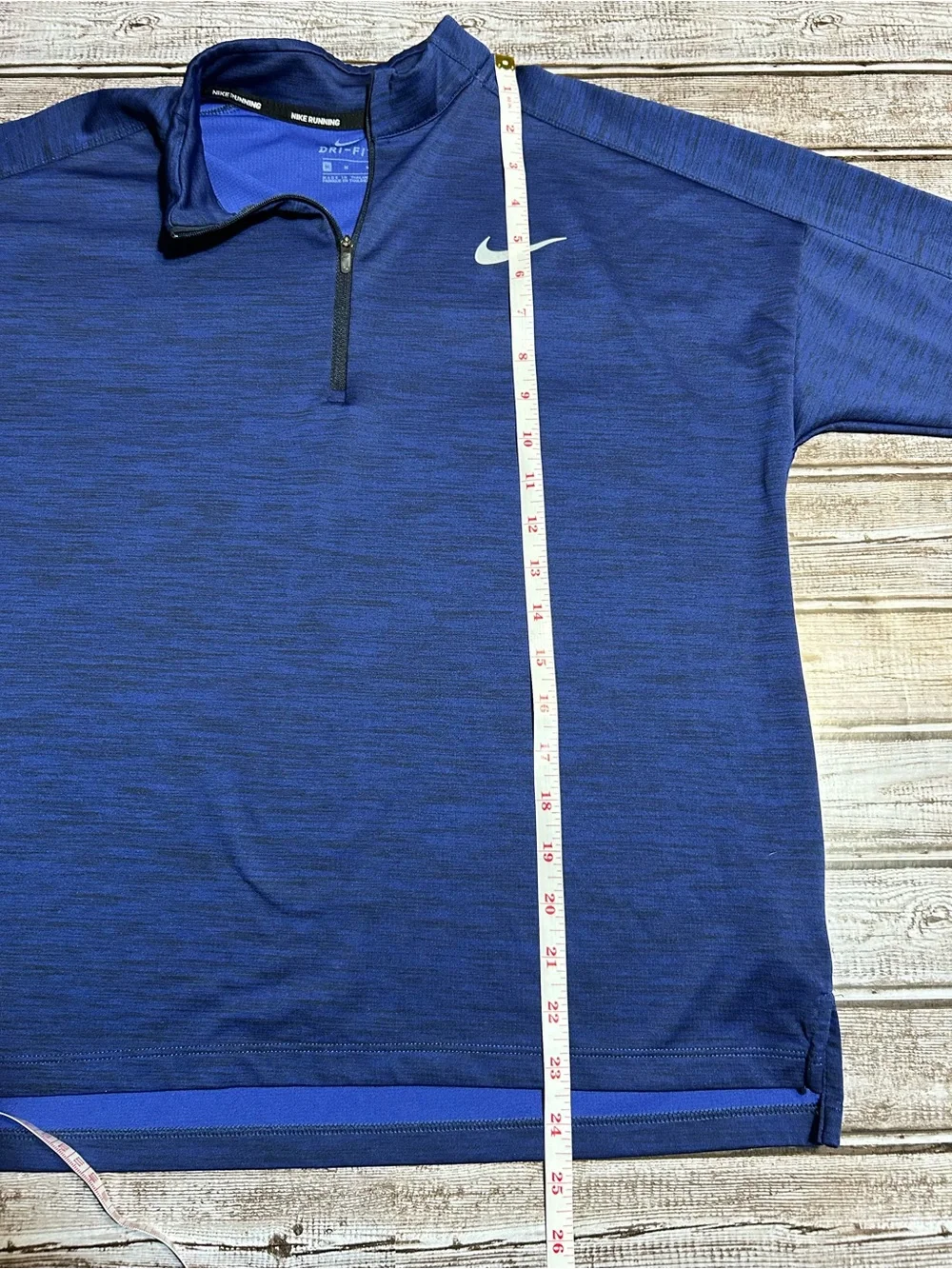 Nike Men's Royal Blue Quarter-Zip Performance Pullover